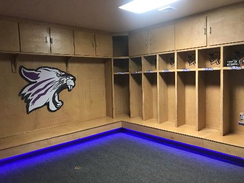 Local company lent a hand in West Stokes locker room renovation