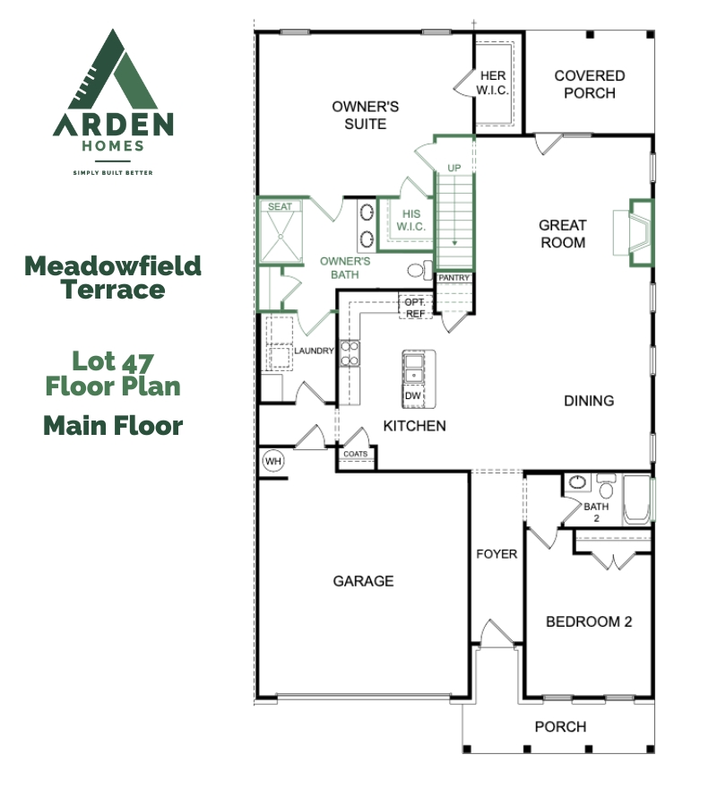 New Home at 503 Creekside Terrace, Clemmons, NC 27012 Meadowfield Terrace